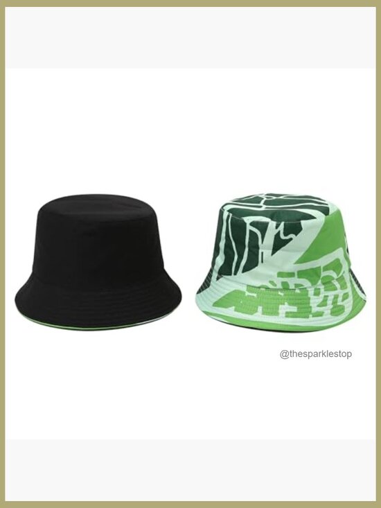 Reversible Bucket Hat Polycotton Lightweight Sun Protection